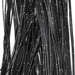 SiliLegs Semperfli Black and Silver Flake