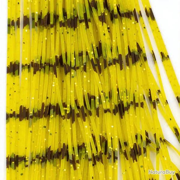 SiliLegs Semperfli Black yellow