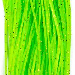 SiliLegs Semperfli Chartreuse and Silver Flake