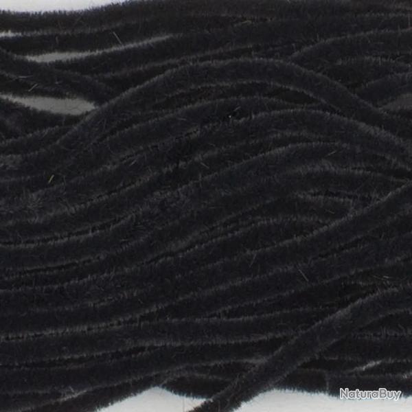 Suede Chenille Semperfli 1.5mm Noir
