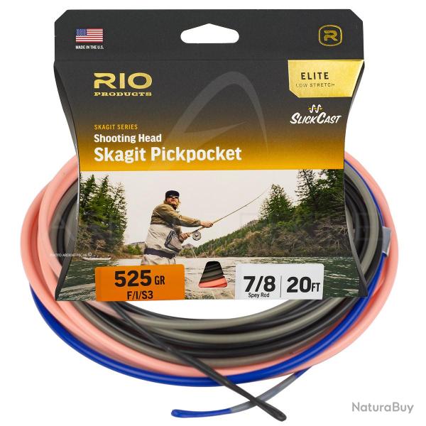 Soie RIO ELITE Skagit PickPocket F/I/S3 n�8/9