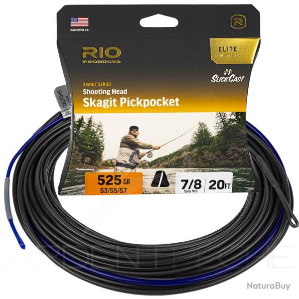 Soie RIO ELITE Skagit PickPocket S3/S5/S7 n�7/8