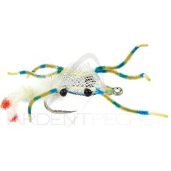 Mouche RIO Crabe Fiddler on the Reef Blue H1