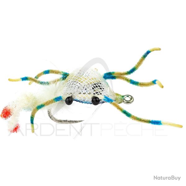 Mouche RIO Crabe Fiddler on the Reef Blue H1