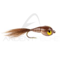 Mouche r&eacute;aliste T&ecirc;tard marron H10