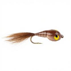 Mouche r&eacute;aliste T&ecirc;tard marron H10