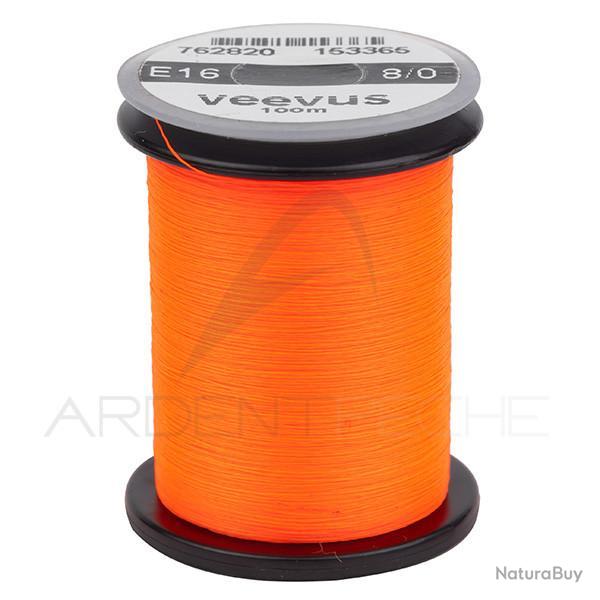 Fils de montage VEEVUS 8/0 (E16) Orange fluo