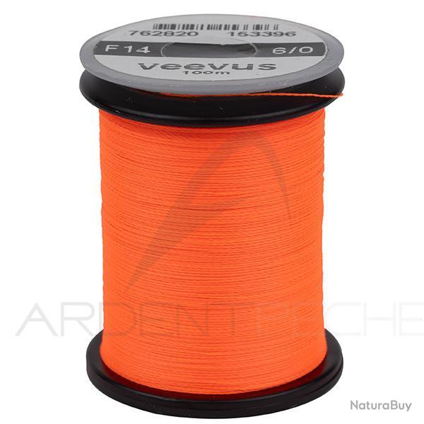 Fils de montage VEEVUS 6/0 (F14) Orange fluo