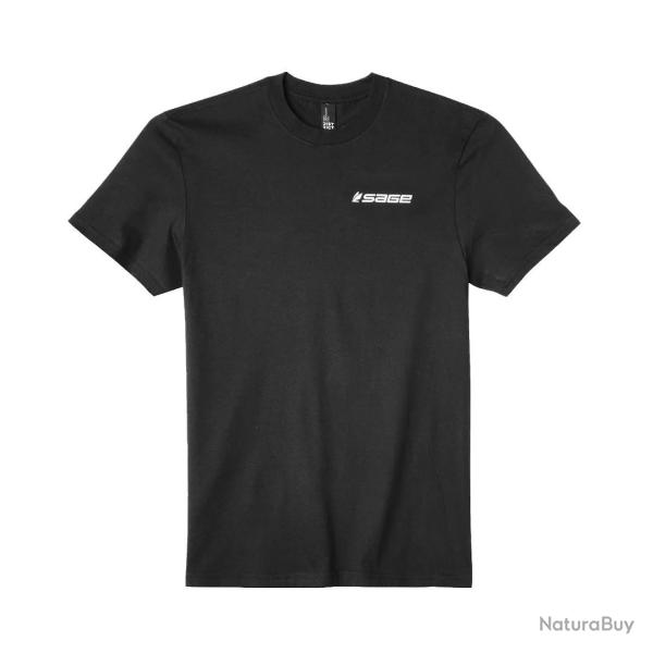 Tee shirt SAGE Let It Fly Tee Black