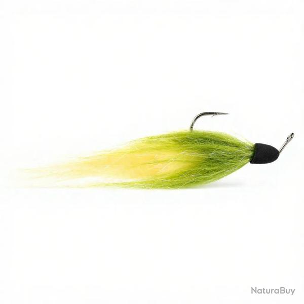 Mouche STS Brochet suspending olive/tan H4/0