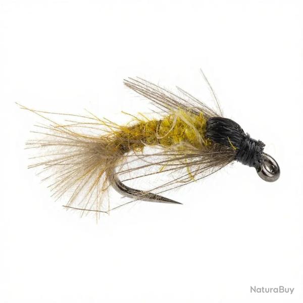 Mouche STS CDC caddis nymph olive H14