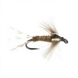 Mouche STS nymphe mouche de mai marron H16