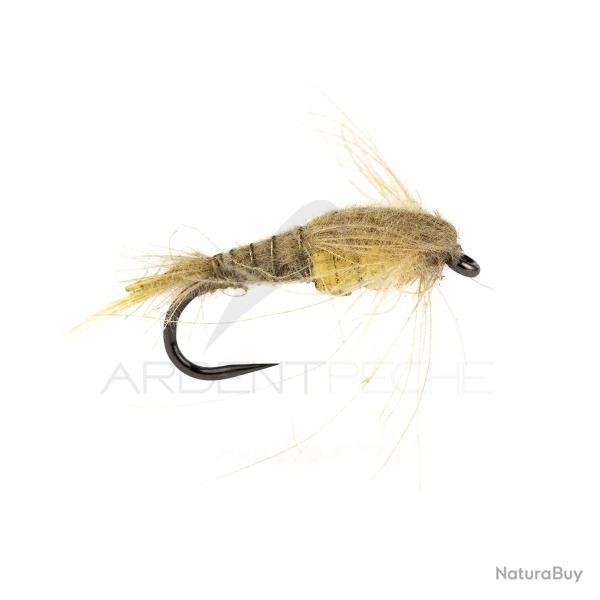 Mouche STS nymphe mouche de mai tan H16