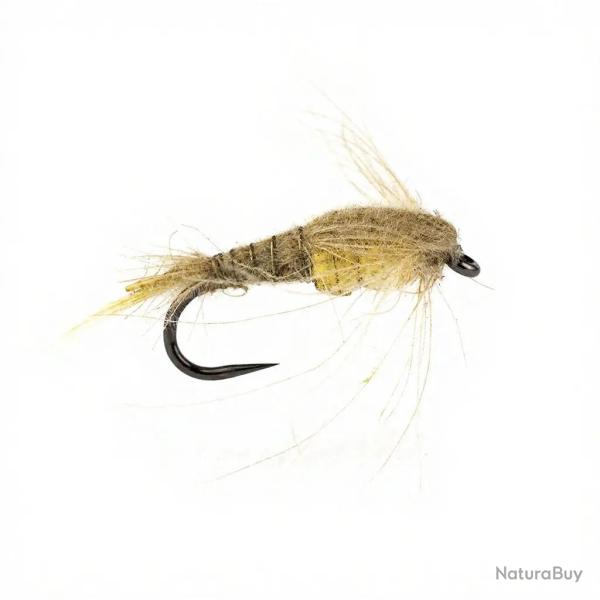 Mouche STS nymphe mouche de mai tan H16