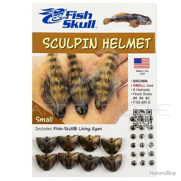 T�te Fish-Skull sculpin marron Large