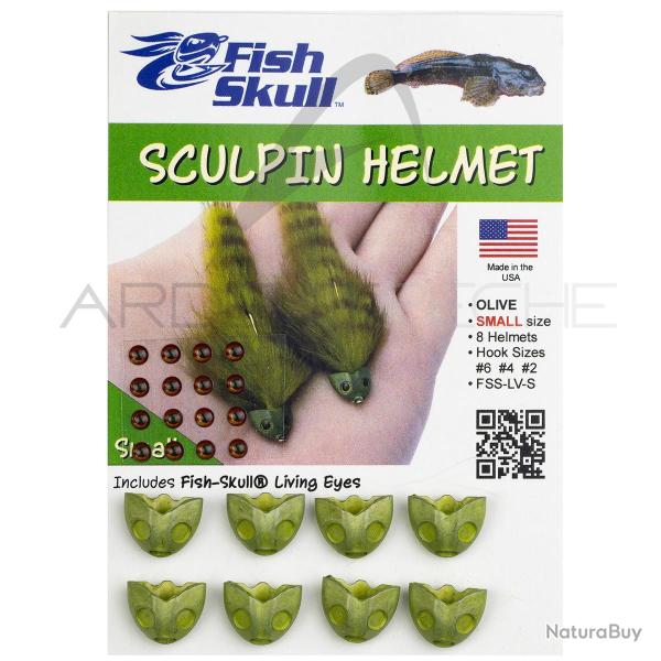 T�te Fish-Skull sculpin olive Petit