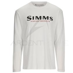 Sweat SIMMS Logo Shirt LS White L