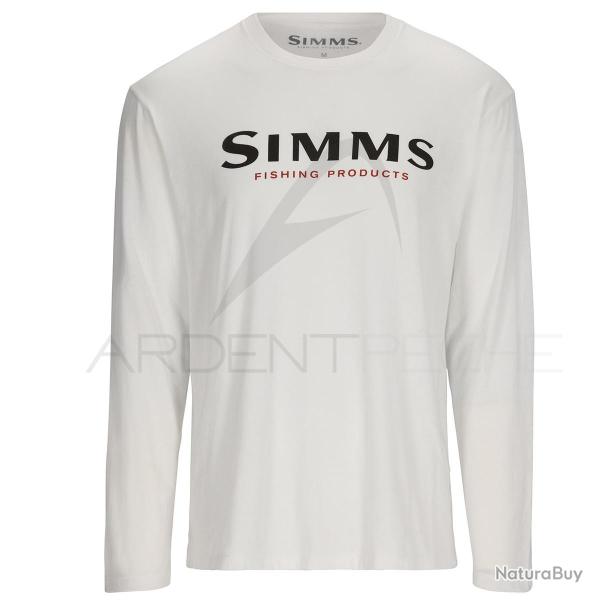 Sweat SIMMS Logo Shirt LS White XXL