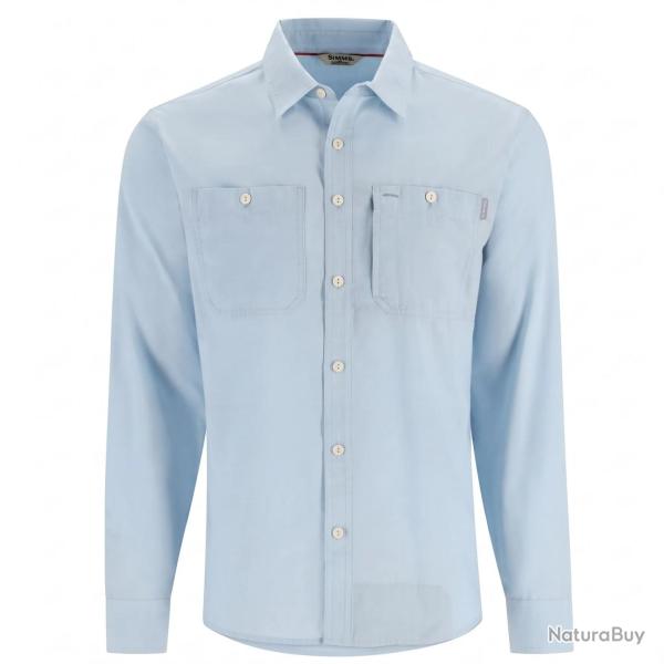 Chemise SIMMS Cutbank Chambray Shirt Sky Chambray