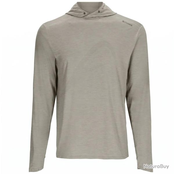 Tee shirt SIMMS Solarflex Cooling Hoody Cinder