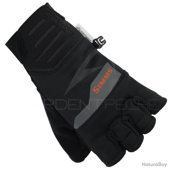 Gants SIMMS Windstopper Half Finger Glove Black