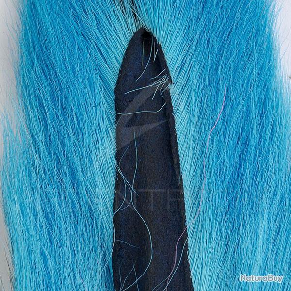 Bucktail queue de daim Large fluo bleu