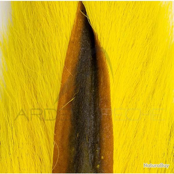 Bucktail queue de daim Large Jaune