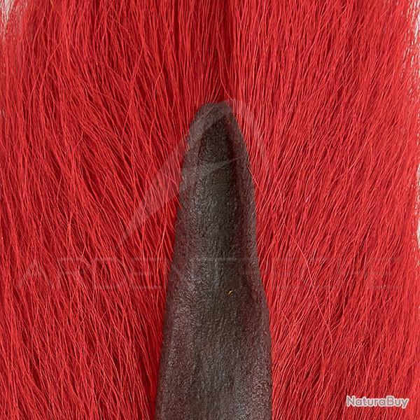 Bucktail queue de daim Large rouge