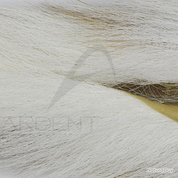 Bucktail queue de daim Petite M�dium blanc naturel