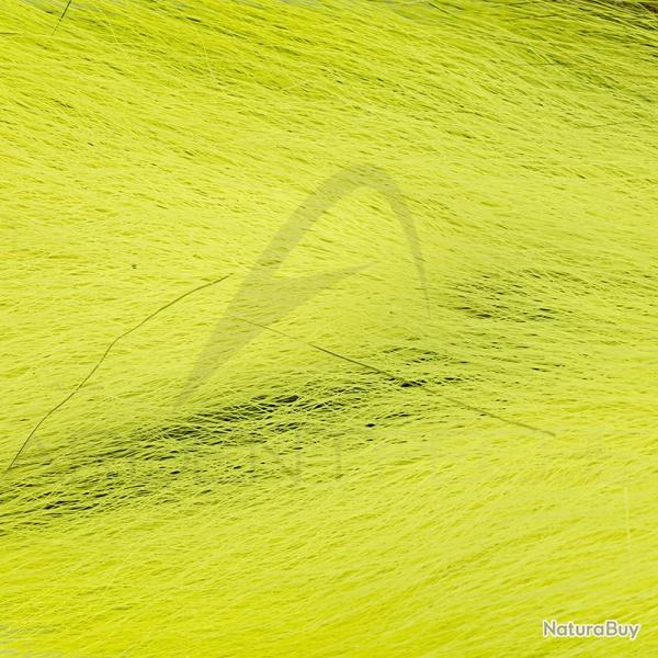 Bucktail queue de daim Petite M�dium Fluo jaune