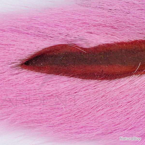 Bucktail queue de daim Petite M�dium Rose
