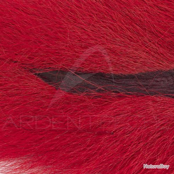 Bucktail queue de daim Petite M�dium rouge