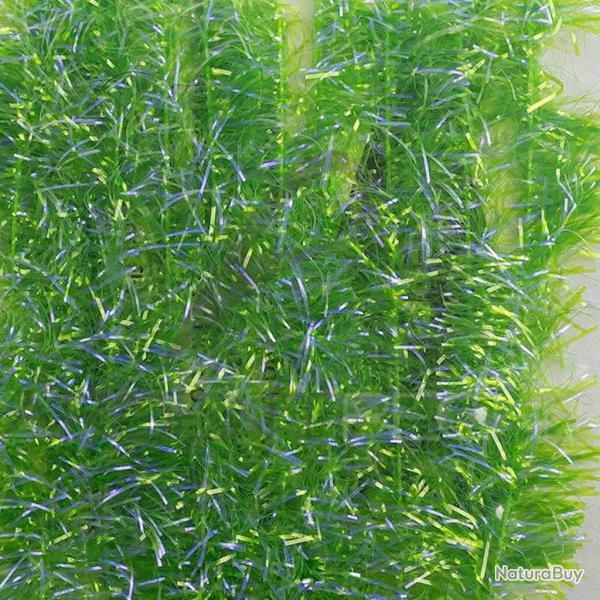 Chenille Plush 15 mm Semperfli Fluo vert