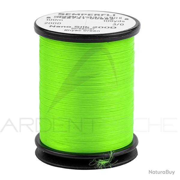 Fils de montage Semperfli Nano Silk Streamer 200D 3/0 vert