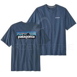 Tee shirt PATAGONIA Men's P-6 Logo Responsibili-Tee Unity Blue S