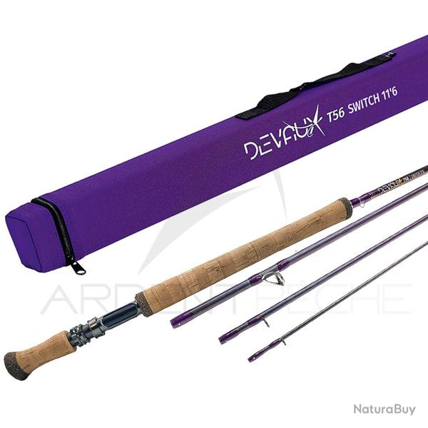Canne � mouche DEVAUX T56 2 mains Switch 11'6 soie 5/6