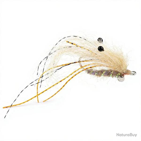 Mouches PUGLISI Ghost shrimp Tan H6