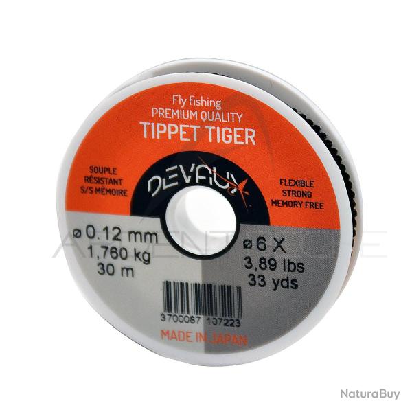Fils nylon DEVAUX Tiger (30 m) 8X - 0,08 mm