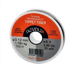 Fils nylon DEVAUX Tiger (100 m) 7X - 0,10 mm