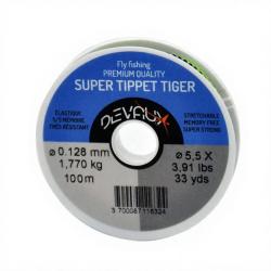 Fils nylon DEVAUX Super Tippet Tiger (100 m) 5X 0,148 mm