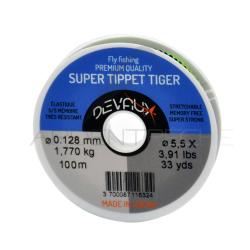 Fils nylon DEVAUX Super Tippet Tiger (100 m) 6X - 0,117 mm