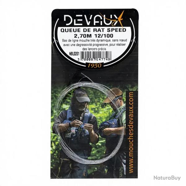 Bas de ligne DEVAUX Queue de rat Speed 2,70 m 20/100