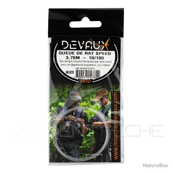 Bas de ligne DEVAUX Queue de rat Speed 3,70 m 16/100