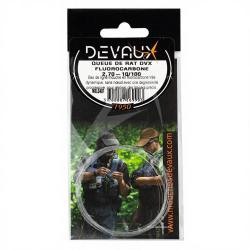 Bas de ligne DEVAUX Queue de rat fluorocarbone 2,70 m 15/100