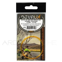 Bas de ligne DEVAUX Queue de rat Speedlast orange tricolore 2,70 m 12/100