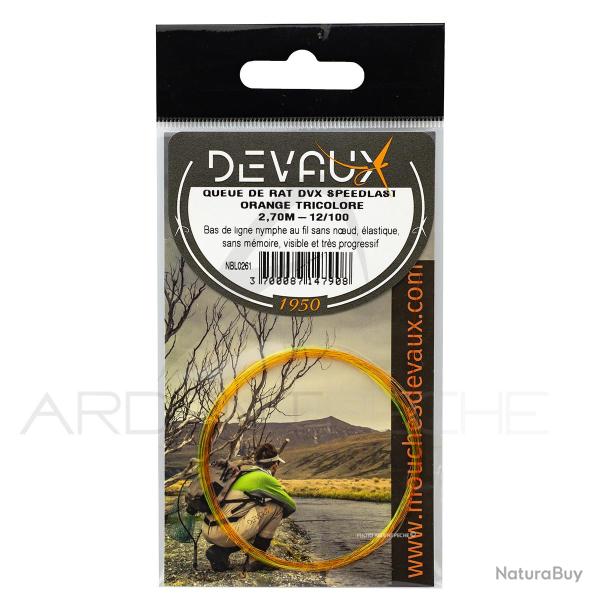 Bas de ligne DEVAUX Queue de rat Speedlast orange tricolore 2,70 m 14/100