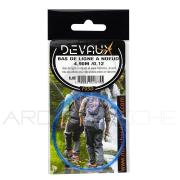 Lot De 6 Bas De Ligne Évasés Pêche à La Mouche - Taille 4X, 2,7 Kg Résistance, 2,7 M Long - Qualité Premium