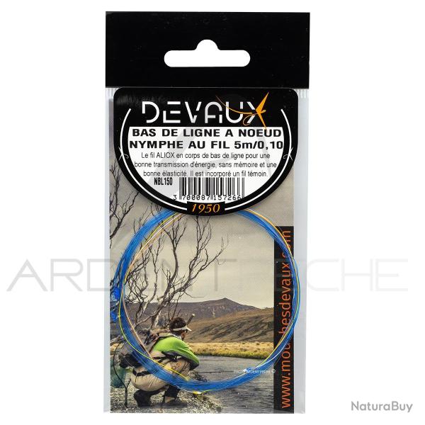 Bas de ligne DEVAUX � noeuds nymphe au fil 5 m 16/100