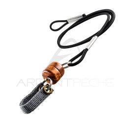 Accroche &eacute;puisette magn&eacute;tique DEVAUX Magnet Styl m&eacute;tal bois