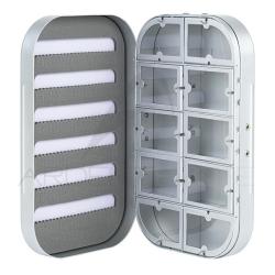 Boite &agrave; mouches ARDENT PECHE aluminium AP10 silver